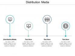 Distribution media ppt powerpoint presentation show inspiration cpb