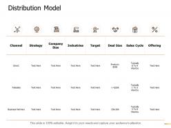 Distribution model strategy target ppt powerpoint presentation gallery show