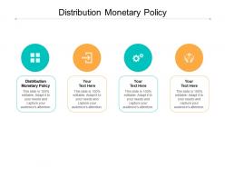 Distribution monetary policy ppt powerpoint presentation professional master slide cpb