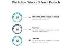 Distribution network different products ppt powerpoint presentation model portfolio cpb
