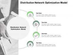 Distribution network optimization model ppt powerpoint presentation outline graphics cpb