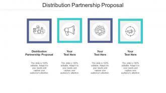 Distribution partnership proposal ppt powerpoint presentation show display cpb