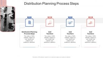 Distribution Planning Process Steps In Powerpoint And Google Slides Cpb
