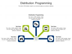 Distribution programming ppt powerpoint presentation professional display cpb