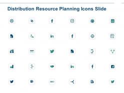 Distribution resource planning icons slide ppt powerpoint presentation show background designs