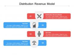 Distribution revenue model ppt powerpoint presentation model picture cpb