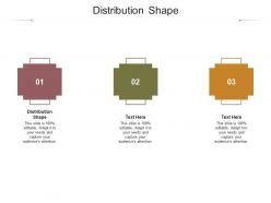 Distribution shape ppt powerpoint presentation infographics example file cpb