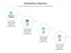 Distribution statistics ppt powerpoint presentation pictures layout cpb