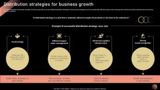 Distribution Strategies For Business Strategic Plan For Company Growth Strategy SS V