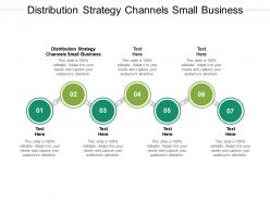 Distribution strategy channels small business ppt powerpoint presentation slides cpb