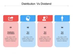 Distribution vs dividend ppt powerpoint presentation portfolio graphics cpb