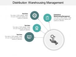 Distribution warehousing management ppt powerpoint presentation inspiration cpb