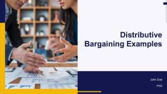 Distributive Bargaining Examples PPT Template ST AI