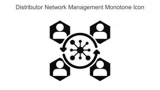 Distributor Network Management Monotone Icon In Powerpoint Pptx Png And Editable Eps Format