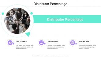 Distributor Percentage In Powerpoint And Google Slides Cpb