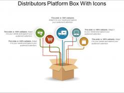 Distributors Platform Box With Icons