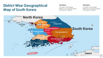 District Wise Geographical Map Of South Korea