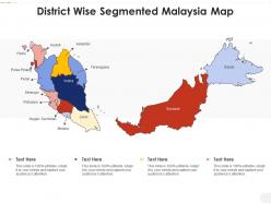 District wise segmented malaysia map