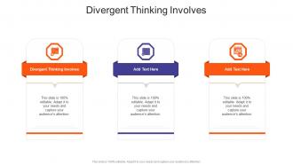 Divergent Thinking Involves In Powerpoint And Google Slides Cpb