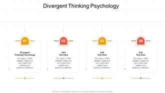 Divergent Thinking Psychology In Powerpoint And Google Slides Cpb