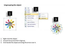 Diverging arrows pointing specific directions processs and powerpoint templates