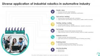Diverse Application Of Industrial Precision Automation Industrial Robotics Technology RB SS