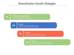 Diversification growth strategies ppt powerpoint presentation styles layout cpb