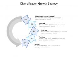 Diversification growth strategy ppt powerpoint presentation pictures show cpb