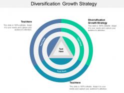 Diversification growth strategy ppt powerpoint presentation slides graphic images cpb