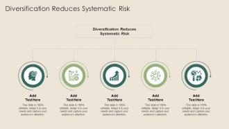 Diversification Reduces Systematic Risk In Powerpoint And Google Slides Cpb