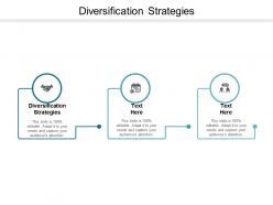 Diversification strategies ppt powerpoint presentation outline microsoft cpb