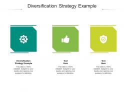 Diversification strategy example ppt powerpoint presentation show clipart images cpb