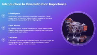 Diversification To Reduce Portfolio Risk PPT Information AT Idea Captivating