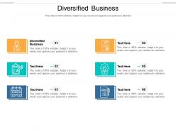 Diversified business ppt powerpoint presentation inspiration example introduction cpb