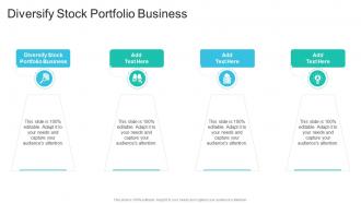 Diversify Stock Portfolio Business In Powerpoint And Google Slides Cpb