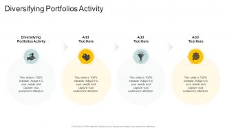 Diversifying Portfolios Activity In Powerpoint And Google Slides Cpb