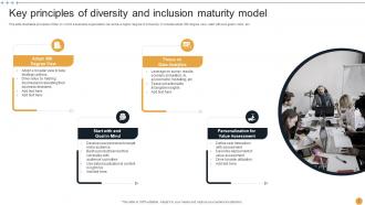 Diversity And Inclusion Maturity Model Powerpoint PPT Template Bundles Informative Interactive