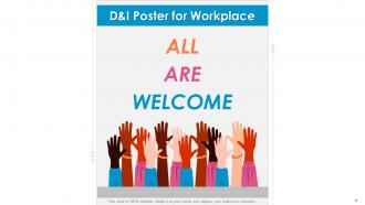 Diversity and inclusion training on d and i activity calendar posters and mailers edu ppt