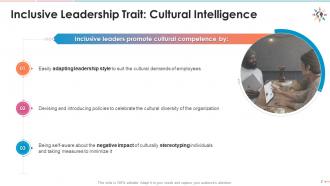 Diversity and inclusion training on inclusive leadership and traits of an inclusive leader edu ppt