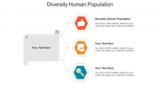 Diversity human population ppt powerpoint presentation infographic template cpb