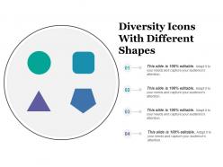Diversity Icons With Different Shapes