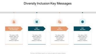 Diversity Inclusion Key Messages In Powerpoint And Google Slides Cpb