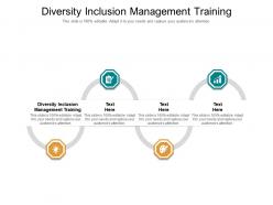 Diversity inclusion management training ppt pictures file formats cpb