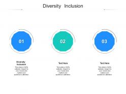 Diversity inclusion ppt powerpoint presentation gallery rules cpb