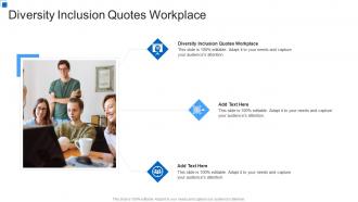 Diversity Inclusion Quotes Workplace In Powerpoint And Google Slides Cpb