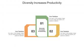 Diversity Increases Productivity Ppt Powerpoint Presentation Model Picture Cpb