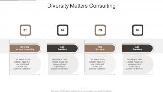 Diversity Matters Consulting In Powerpoint And Google Slides Cpb