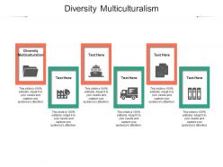 Diversity multiculturalism ppt powerpoint presentation infographics design ideas cpb