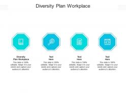 Diversity plan workplace ppt powerpoint presentation file background image cpb