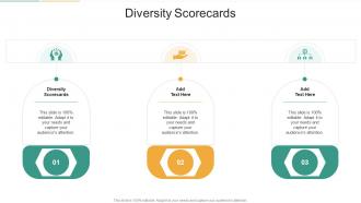 Diversity Scorecards In Powerpoint And Google Slides Cpb